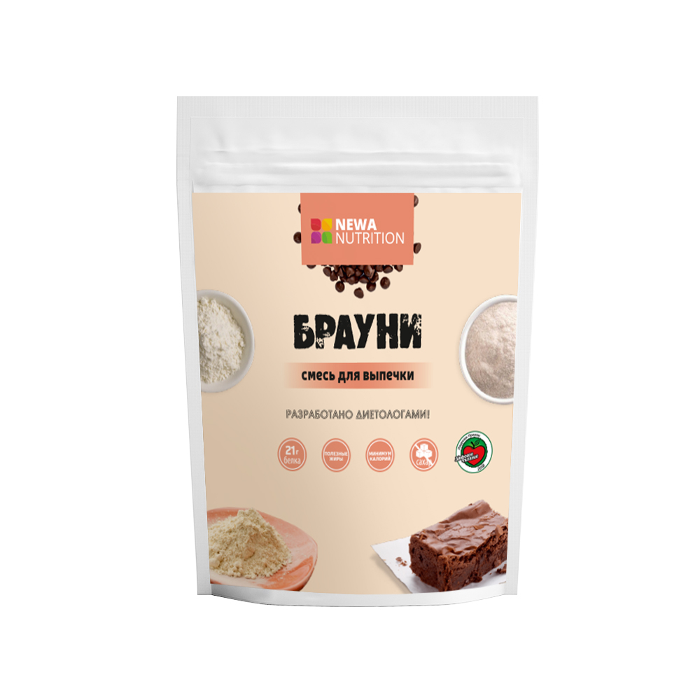 Смесь для выпечки «Брауни» — NEWA Nutrition